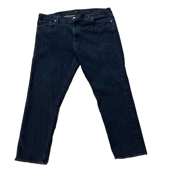 Men's Ralph Lauren Polo The Prospect Straight Dark Wash Dress Jeans 46B x‎ 32 - Picture 1 of 14